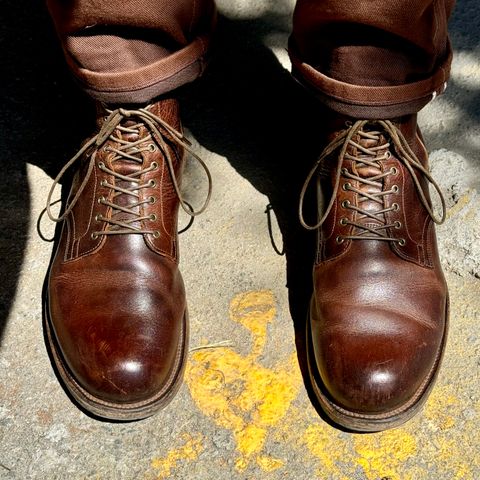 Viberg Service Boot in C.F. Stead Whiskey Phoenix