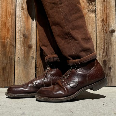 View photo of Viberg Service Boot in C.F. Stead Whiskey Phoenix