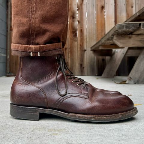 View photo of Viberg Service Boot in C.F. Stead Whiskey Phoenix