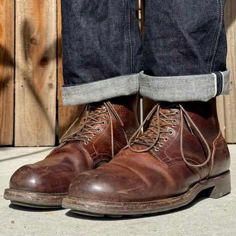 Viberg Service Boot in C.F. Stead Whiskey Phoenix