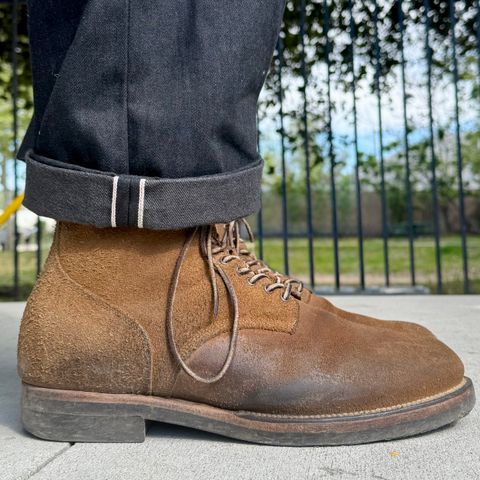 Viberg N1 Boot in Horween Marine Field Roughout