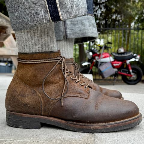 Viberg N1 Boot in Horween Marine Field Roughout