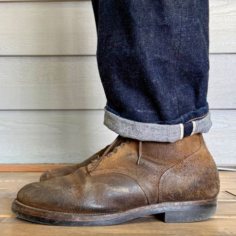 Viberg N1 Boot in Horween Marine Field Roughout