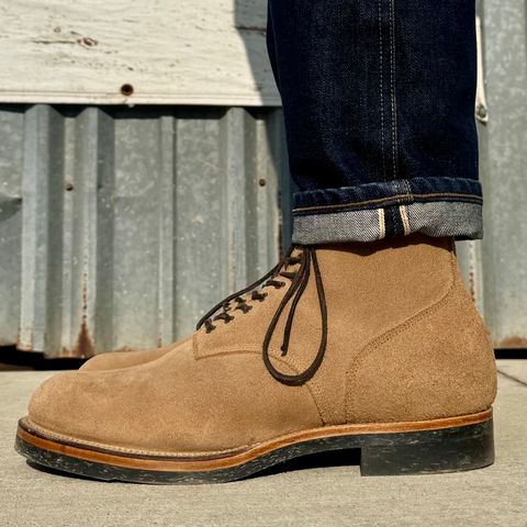 View photo of Viberg N1 Boot in Horween Marine Field Roughout