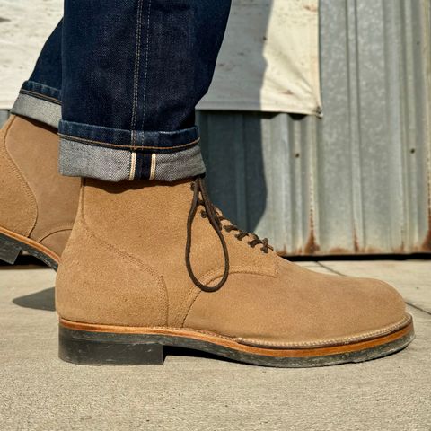 View photo of Viberg N1 Boot in Horween Marine Field Roughout