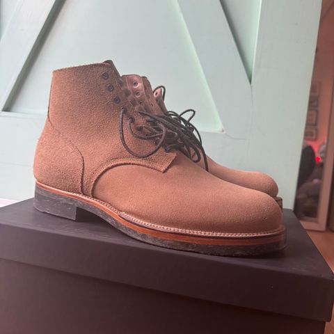 View photo of Viberg N1 Boot in Horween Marine Field Roughout