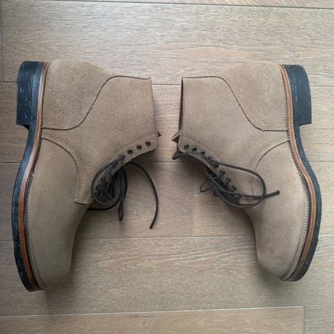 View photo of Viberg N1 Boot in Horween Marine Field Roughout