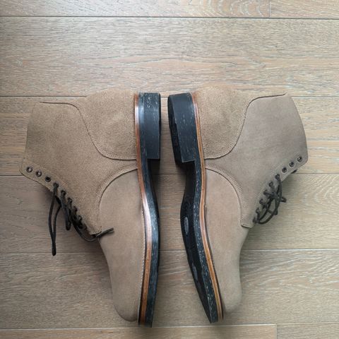 View photo of Viberg N1 Boot in Horween Marine Field Roughout