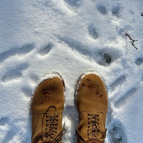 View photo of Viberg N1 Boot in Horween Marine Field Roughout