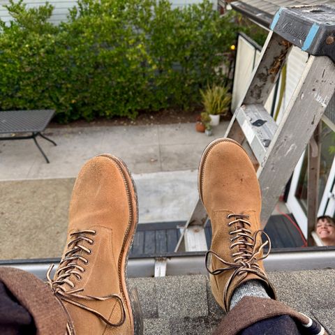 View photo of Viberg N1 Boot in Horween Marine Field Roughout