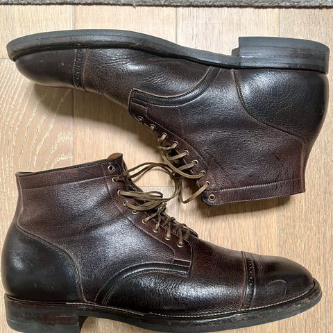 View photo of Viberg Service Boot in C.F. Stead Sap Waxed Kudu