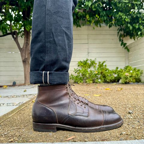 View photo of Viberg Service Boot in C.F. Stead Sap Waxed Kudu