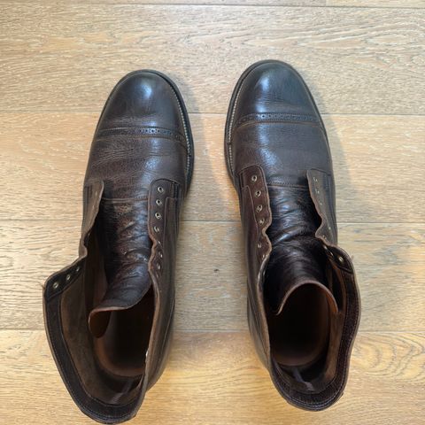 Viberg Service Boot in C.F. Stead Sap Waxed Kudu