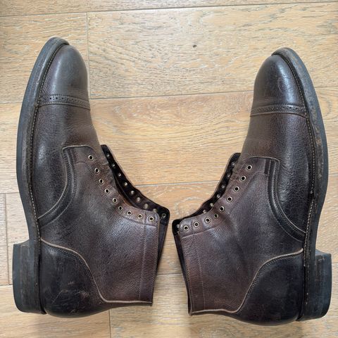 Viberg Service Boot in C.F. Stead Sap Waxed Kudu
