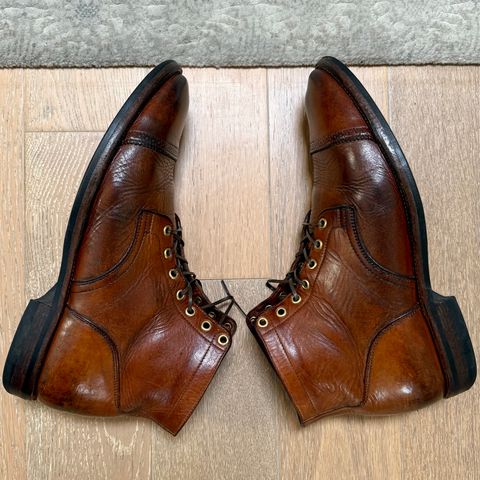 Viberg Service Boot in Horween Coconut Dublin