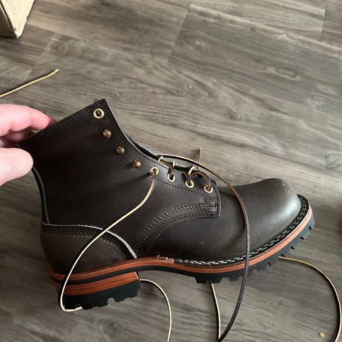 Nicks MTO in Horween Charcoal Cypress