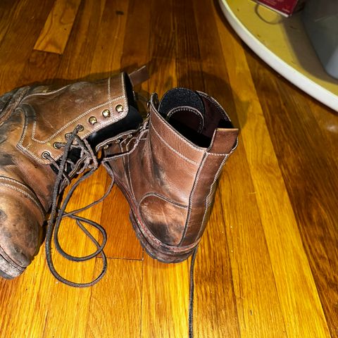 BLKBRD Dixon Cap Toe Derby Boot in Horween Natural Chromexcel