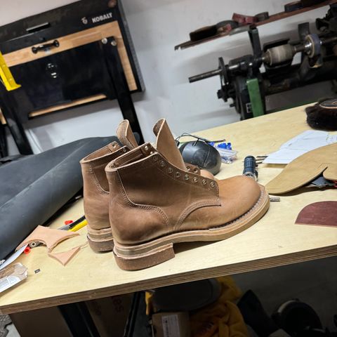 DIY Service Boot in Horween Natural Chromexcel