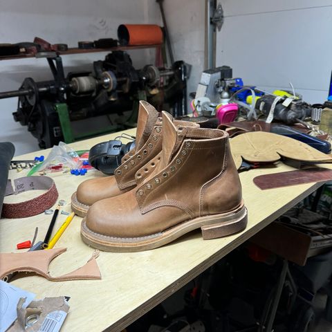 DIY Service Boot in Horween Natural Chromexcel