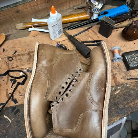 DIY Service Boot in Horween Natural Chromexcel