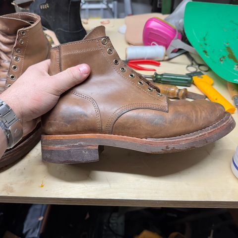 DIY Service Boot in Horween Natural Chromexcel