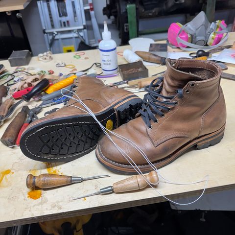 DIY Service Boot in Horween Natural Chromexcel