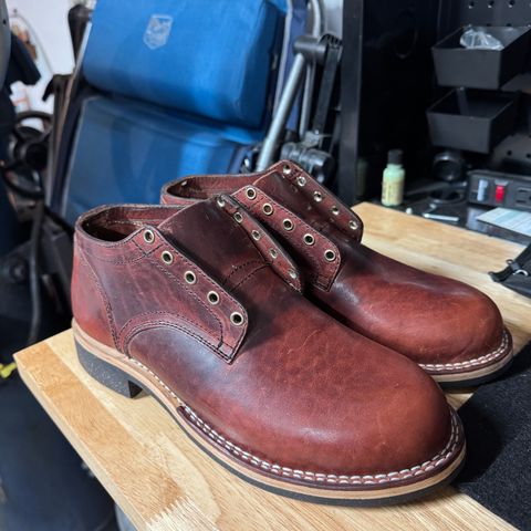 DIY Derby Shoe in Gallun Cinnamon Horsebutt