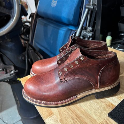 DIY Derby Shoe in Gallun Cinnamon Horsebutt