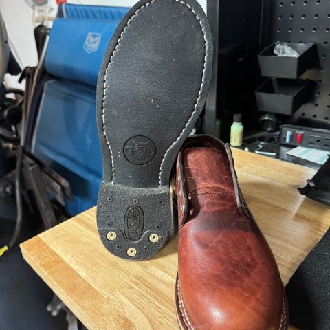 DIY Derby Shoe in Gallun Cinnamon Horsebutt