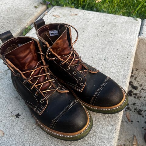 Truman Service Boot in Horween Java Waxed Flesh