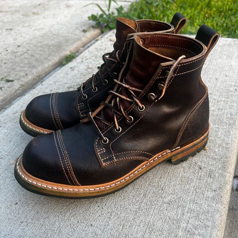 Truman Service Boot in Horween Java Waxed Flesh
