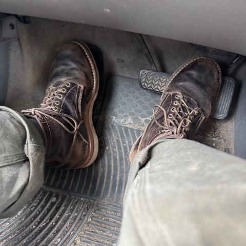 DIY Service Boot in Horween Espresso Waxed Flex