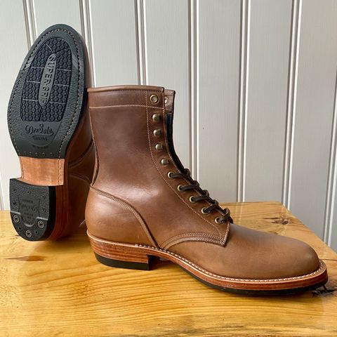 Onderhoud SVC02 Packer Boot in Horween Natural Chromexcel