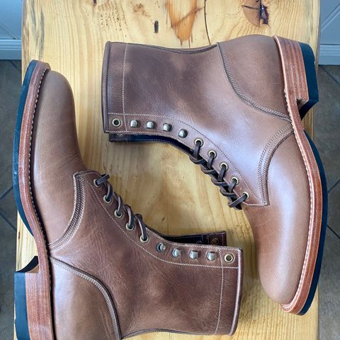Onderhoud SVC02 Packer Boot in Horween Natural Chromexcel