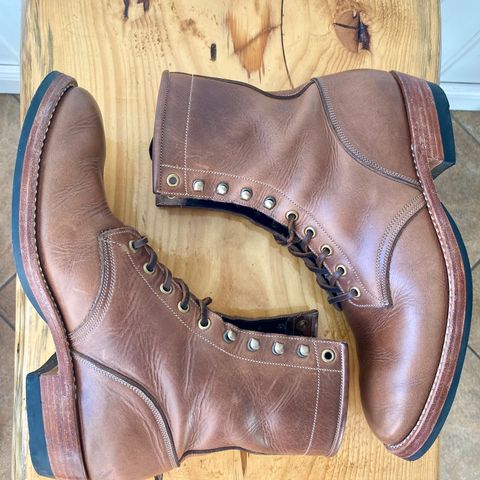 Onderhoud SVC02 Packer Boot in Horween Natural Chromexcel