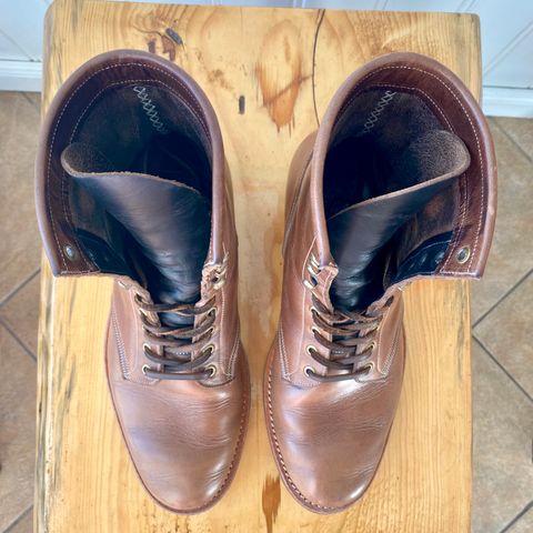Onderhoud SVC02 Packer Boot in Horween Natural Chromexcel