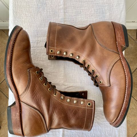 Onderhoud SVC02 Packer Boot in Horween Natural Chromexcel