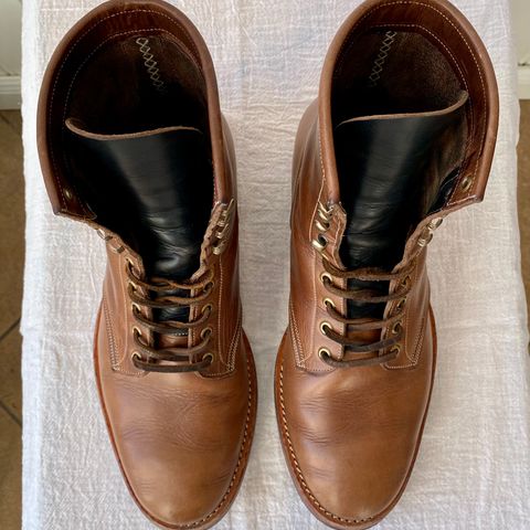 Onderhoud SVC02 Packer Boot in Horween Natural Chromexcel