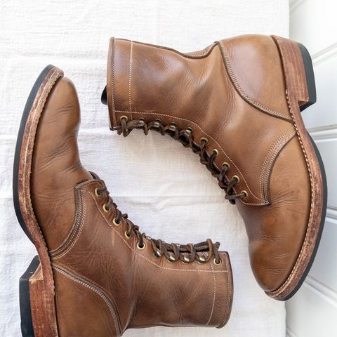 Onderhoud SVC02 Packer Boot in Horween Natural Chromexcel