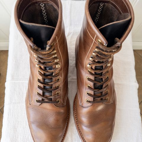 Onderhoud SVC02 Packer Boot in Horween Natural Chromexcel