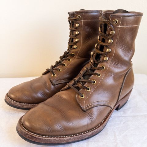 Onderhoud SVC02 Packer Boot in Horween Natural Chromexcel