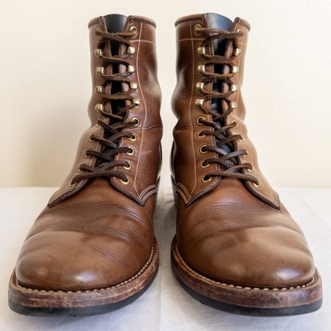 Onderhoud SVC02 Packer Boot in Horween Natural Chromexcel