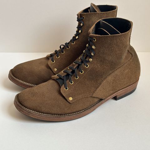 NF Bootmaker Fritz Boot in Horween Washed Black Chromexcel Roughout