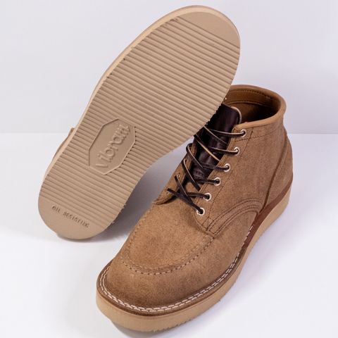Nicks Aldert Strider Moc Toe in Seidel 1964 Tan Roughout