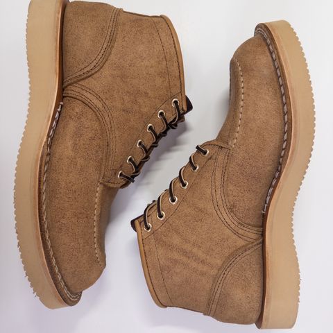 Nicks Aldert Strider Moc Toe in Seidel 1964 Tan Roughout