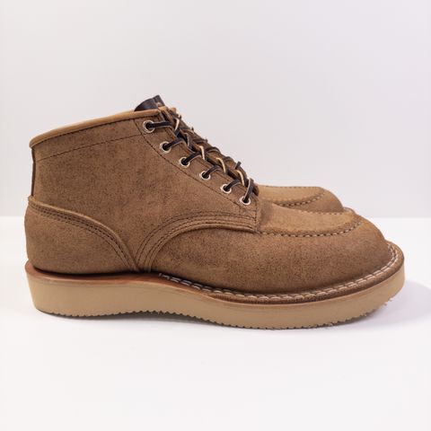 Nicks Aldert Strider Moc Toe in Seidel 1964 Tan Roughout