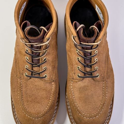 Nicks Aldert Strider Moc Toe in Seidel 1964 Tan Roughout