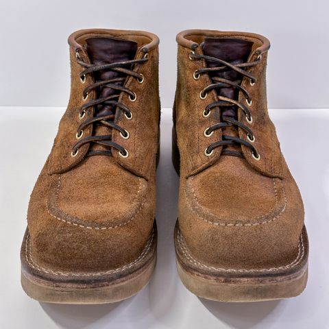 Nicks Aldert Strider Moc Toe in Seidel 1964 Tan Roughout