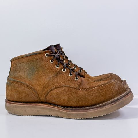 Nicks Aldert Strider Moc Toe in Seidel 1964 Tan Roughout