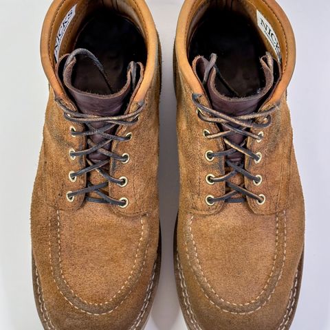 Nicks Aldert Strider Moc Toe in Seidel 1964 Tan Roughout